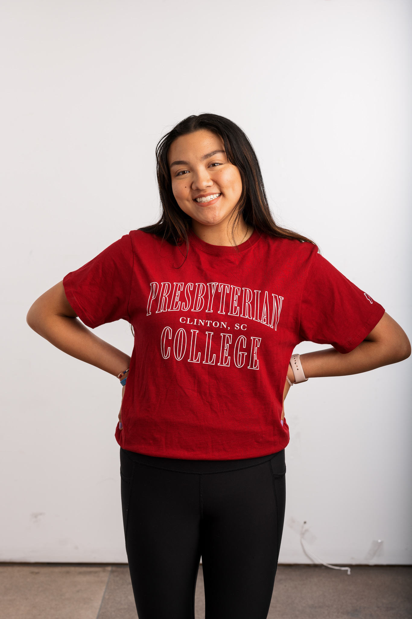 Presbyterian College student Vanessa Palisin posing for a picture.