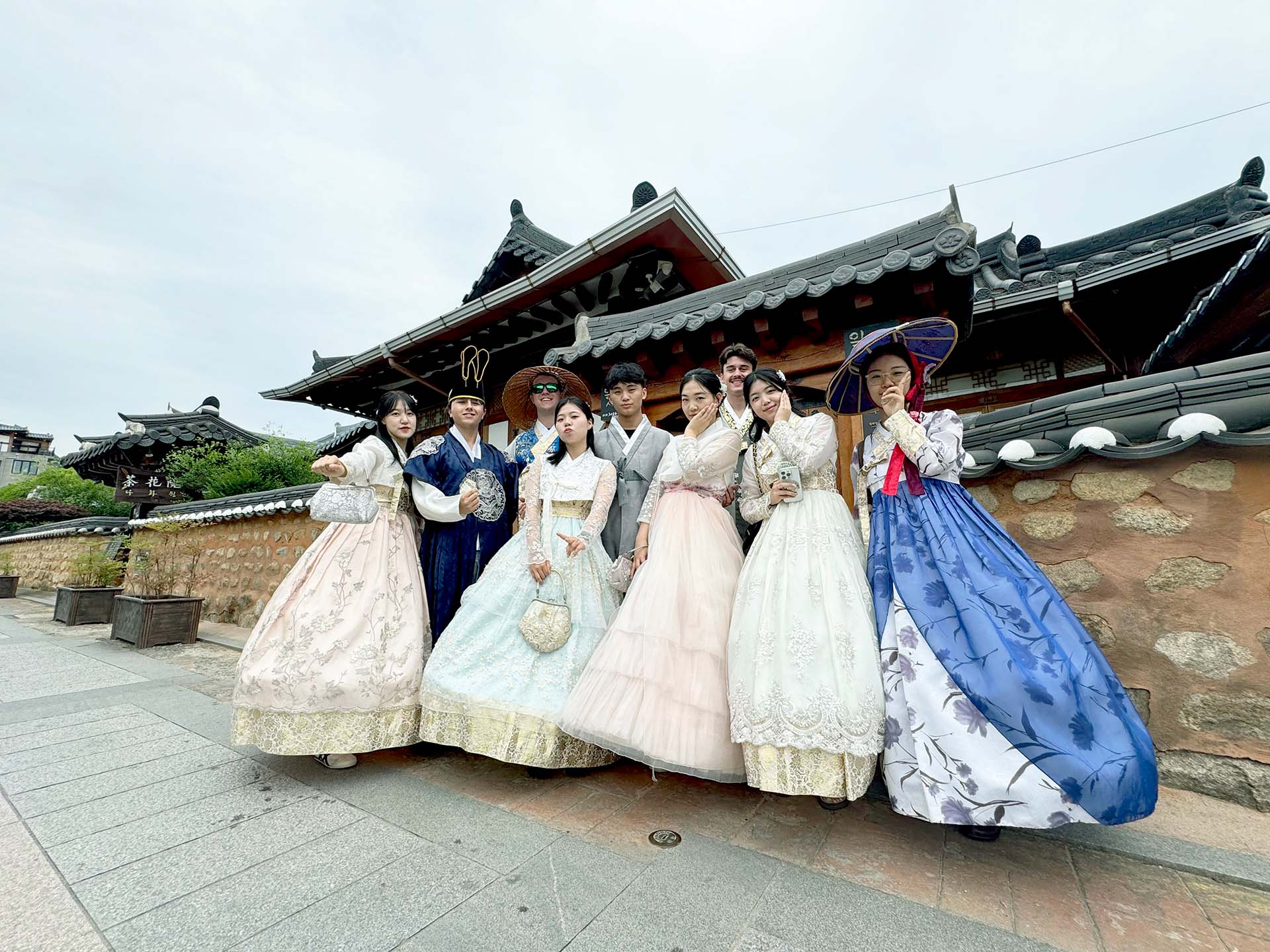 Presbyterian students on study abroad trip.