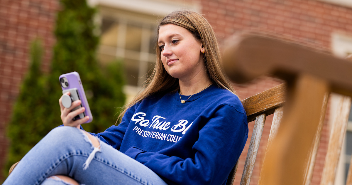 Presbyterian College student Ava Swenson.