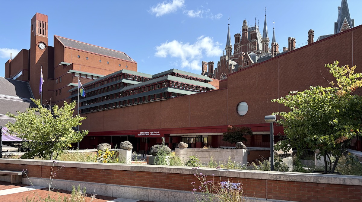 The British Library in London, England.