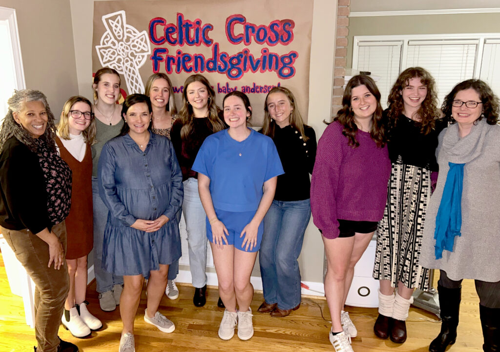 Celtic Cross Friendsgiving group picture.