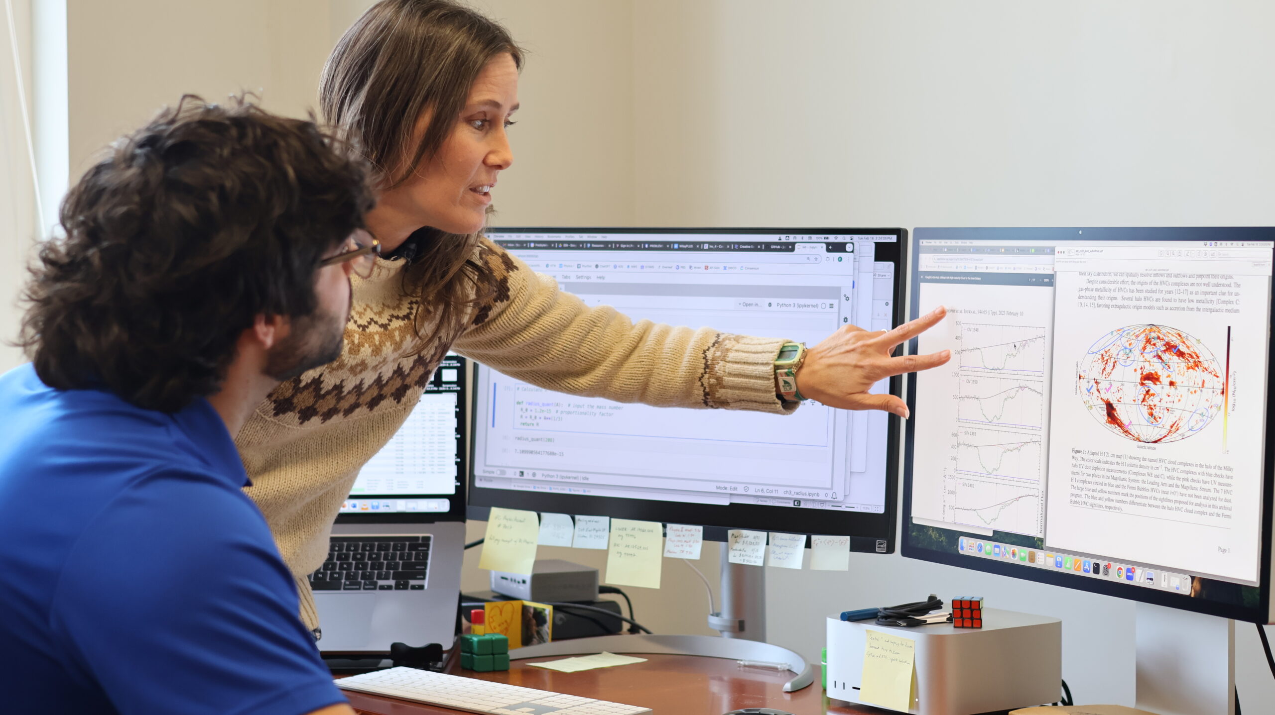 Dr. Francie Cashman with Presbyterian College student