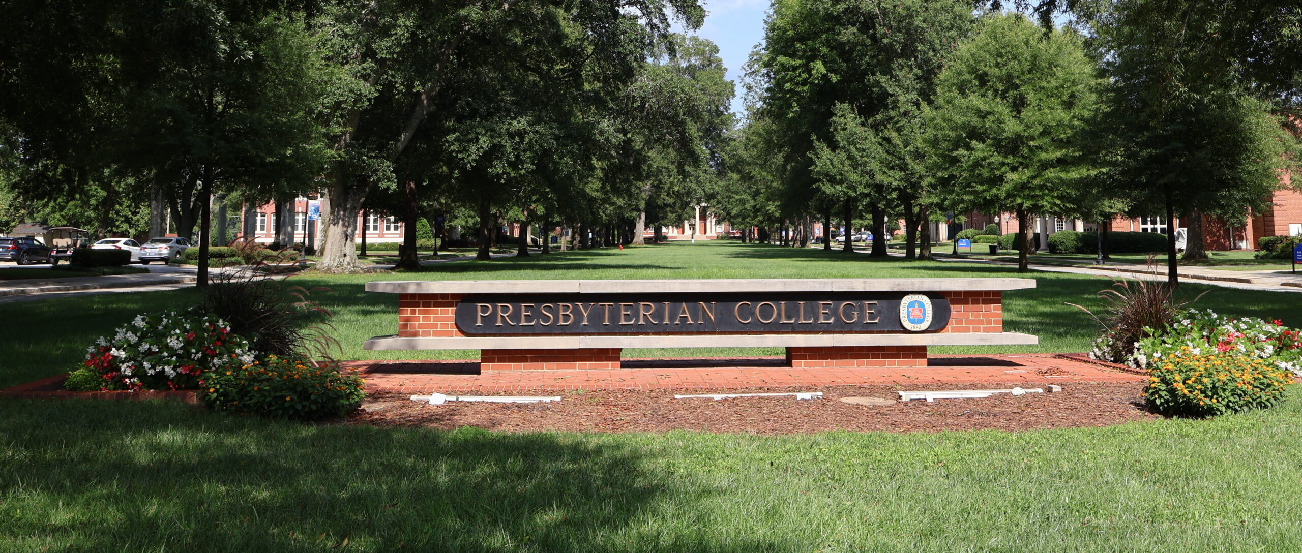 Picture of the Presbyterian College sign.