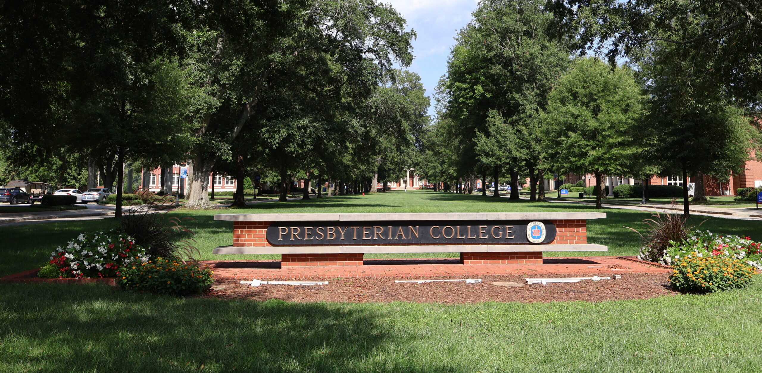 Picture of the Presbyterian College sign.