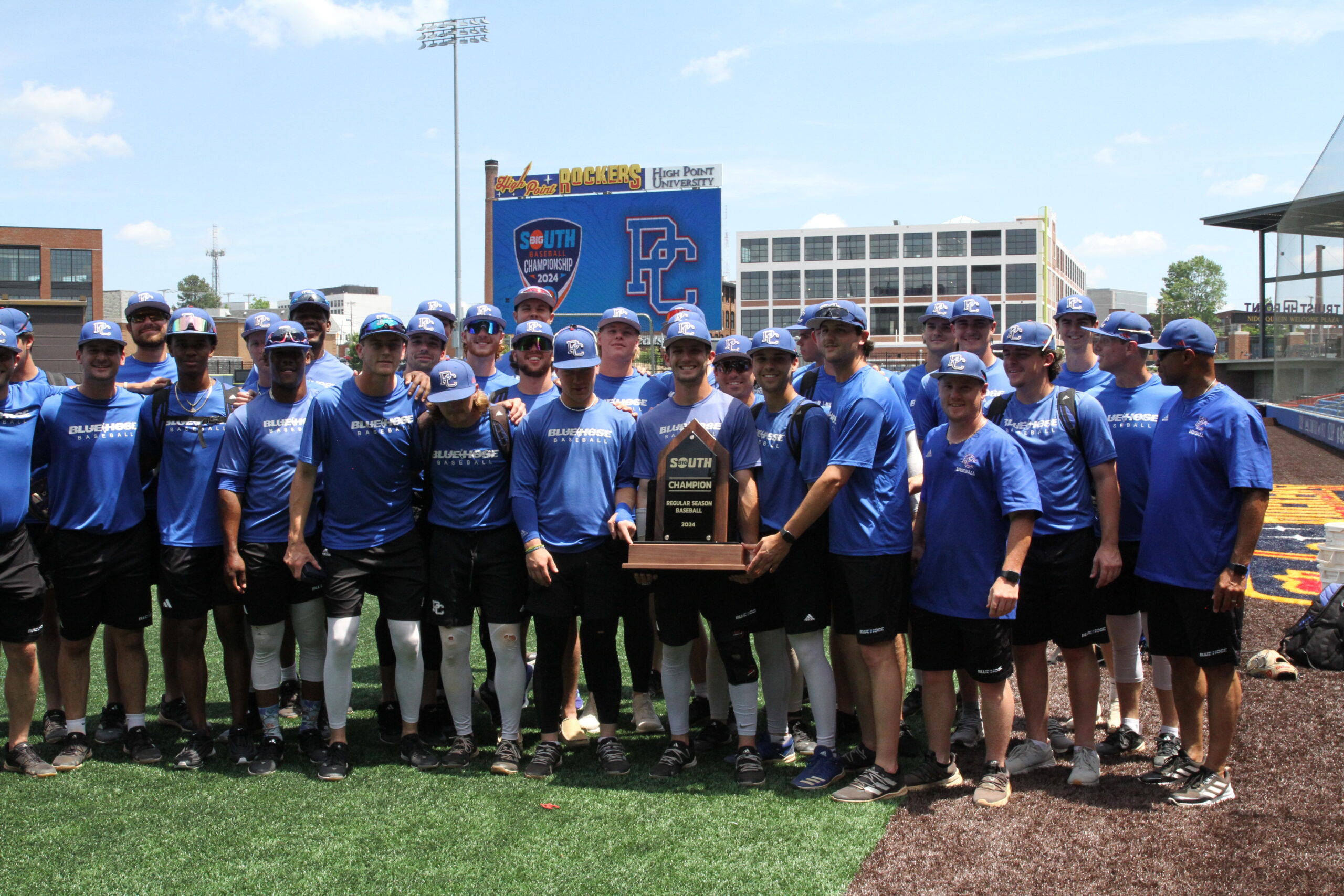 Presbyterian Baseball team win Big South Championship in 2024