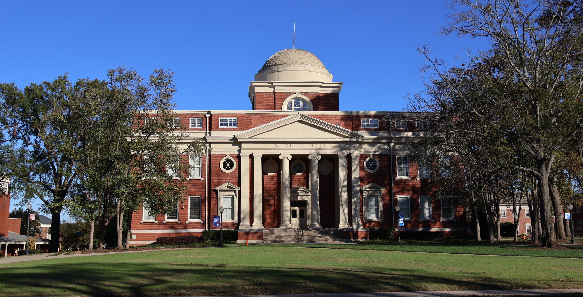 Neville Hall on Presbyterian College campus.