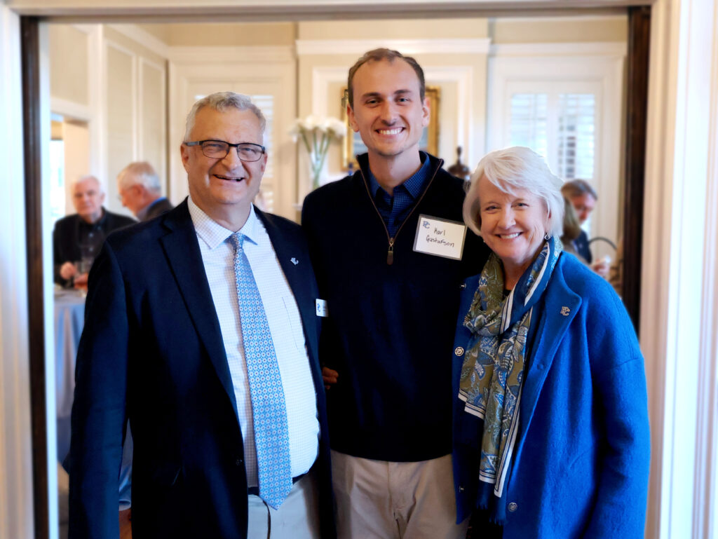 Charlie and Anita Gustafson with their son Karl.