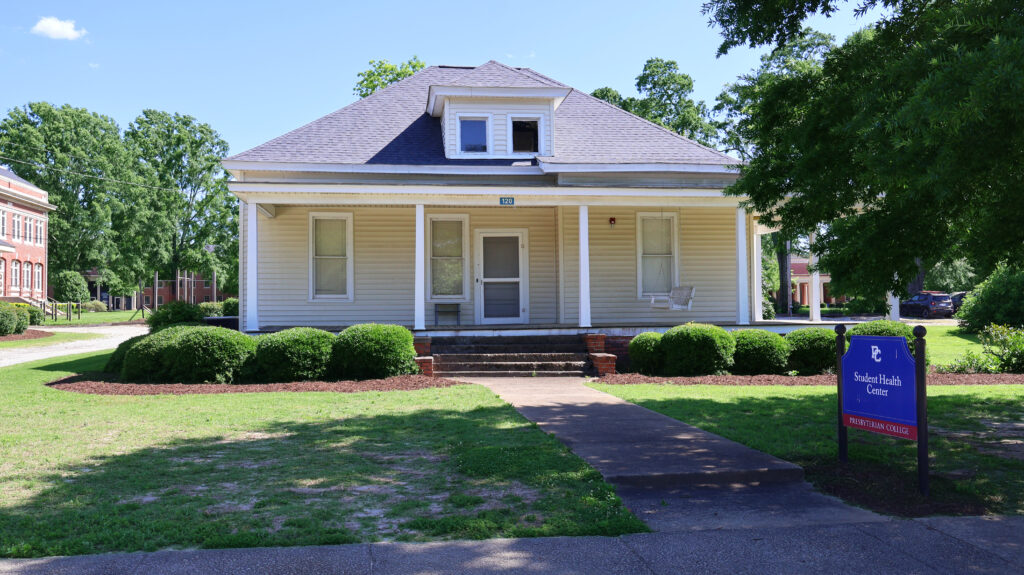 Picture of our Student Health Center on campus.