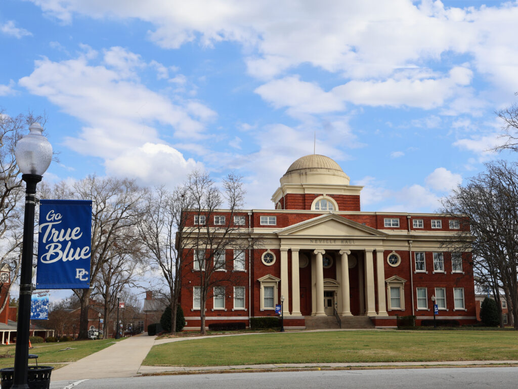 Neville Hall at Presbyterian College.