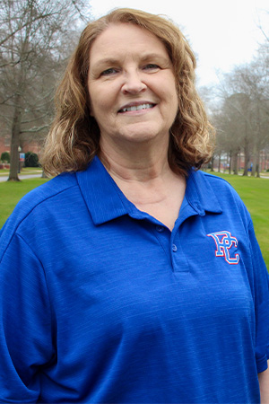 Headshot of Registrar, Mrs. Vicky Wilson