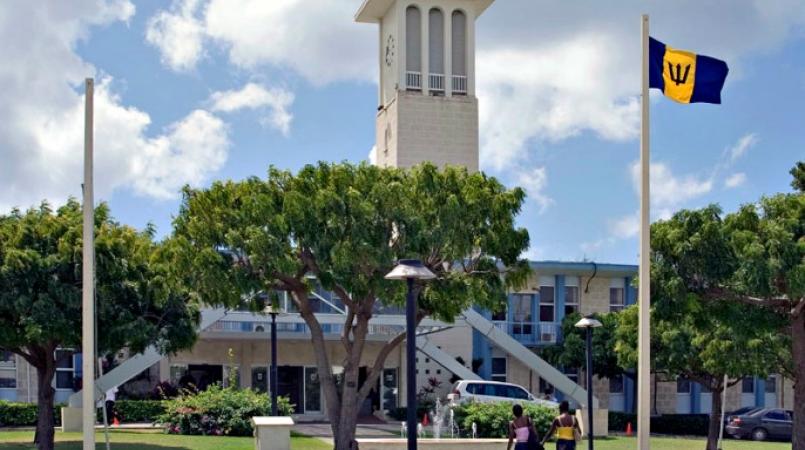 A photo of a building in Barbados. 