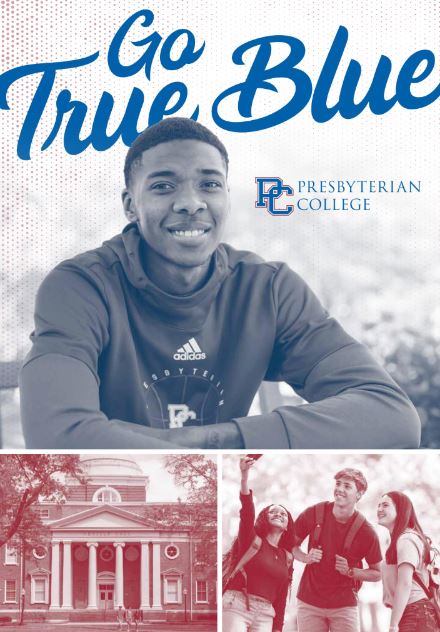 The front page of the Presbyterian College view-book. 