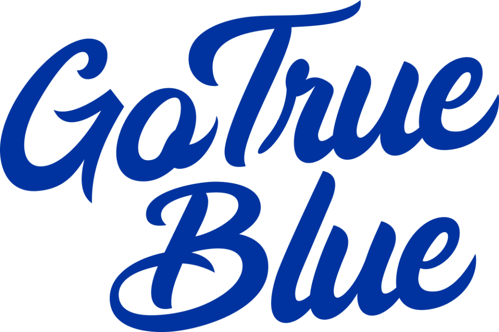 Go True Blue logo. 