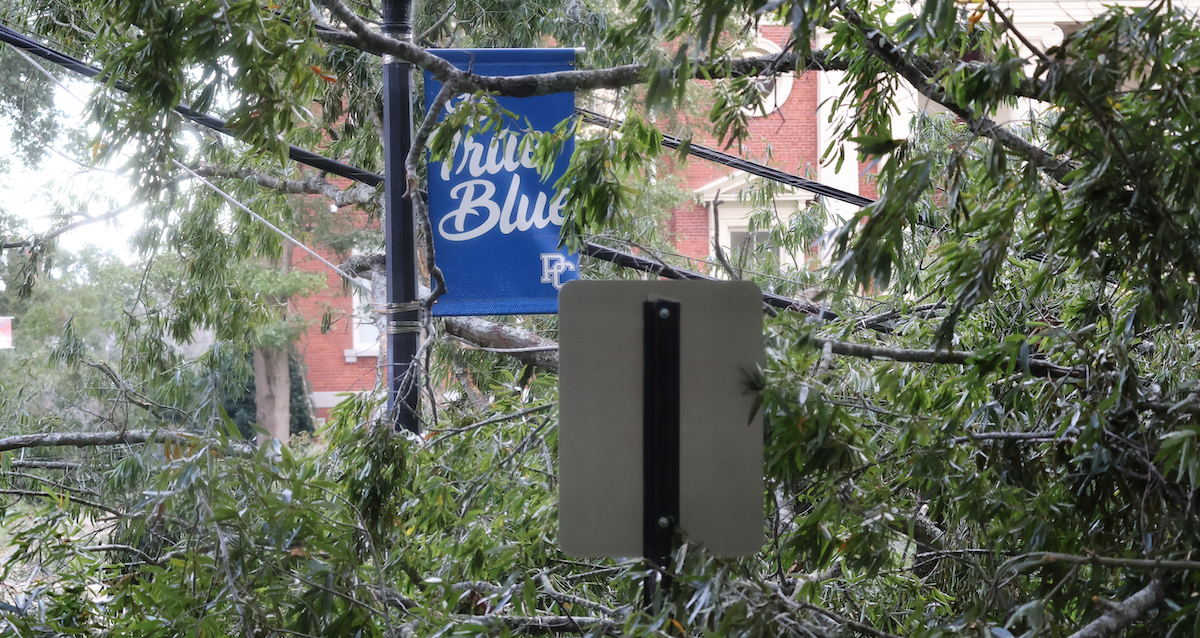 Even after the devastation to campus caused by Hurricane Helene, PC's 